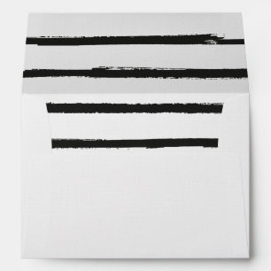Modern Brushstroke Pattern Envelope