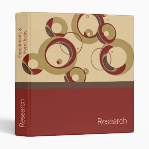 Modern Bubbles Binder - Beige