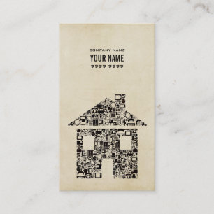 Modern Builder Construction Template Business Card