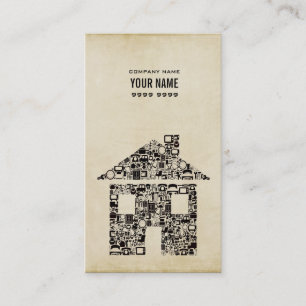 Modern Builder Construction Template Business Card