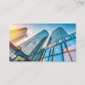 Modern Building Commercial Real Estate Business Card