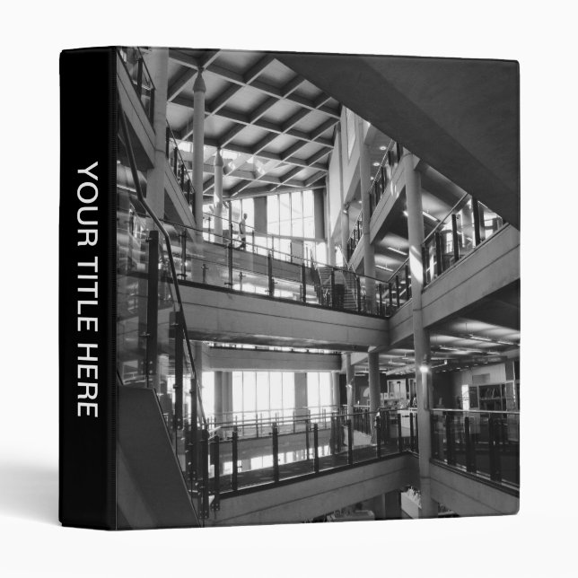 Modern Building Interior Binder (Front/Spine)