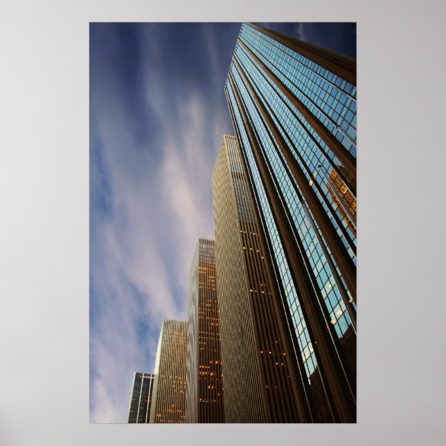 Modern building poster, New York Poster (Front)