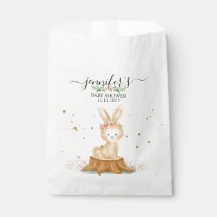 Modern Bunny Rabbit wildlife farm forest animal Favour Bag