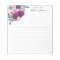 Modern Burgundy Blush Pink Floral Watercolor Desk