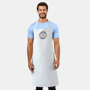 Modern Business Add Your Logo Personalized Apron