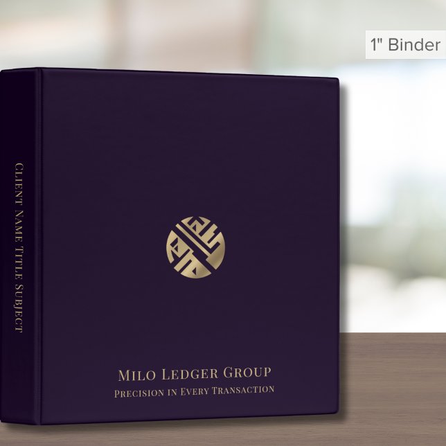 Modern Business Binder Custom Logo (Creator Uploaded)