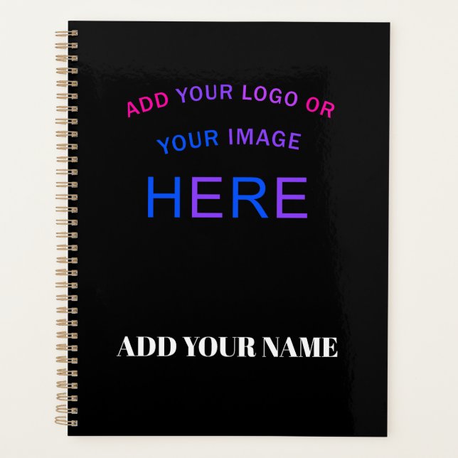 Modern Business Branding Customizable  Planner (Front)