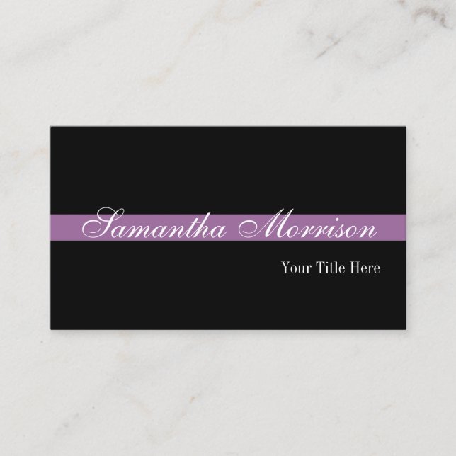 Modern Business Card (Front)