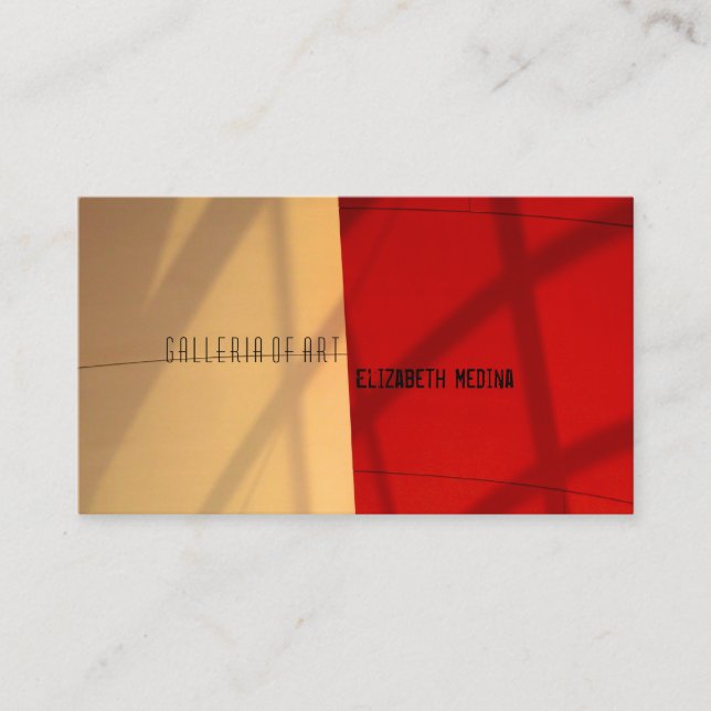 Modern ~ Business Card (Front)
