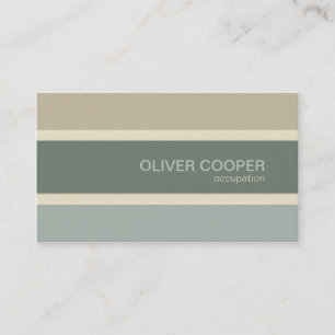 Modern business card Earth colours Sage Moss green