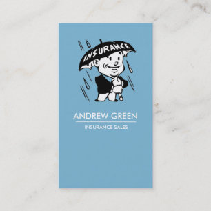 Modern Business Card   Insurance Sales