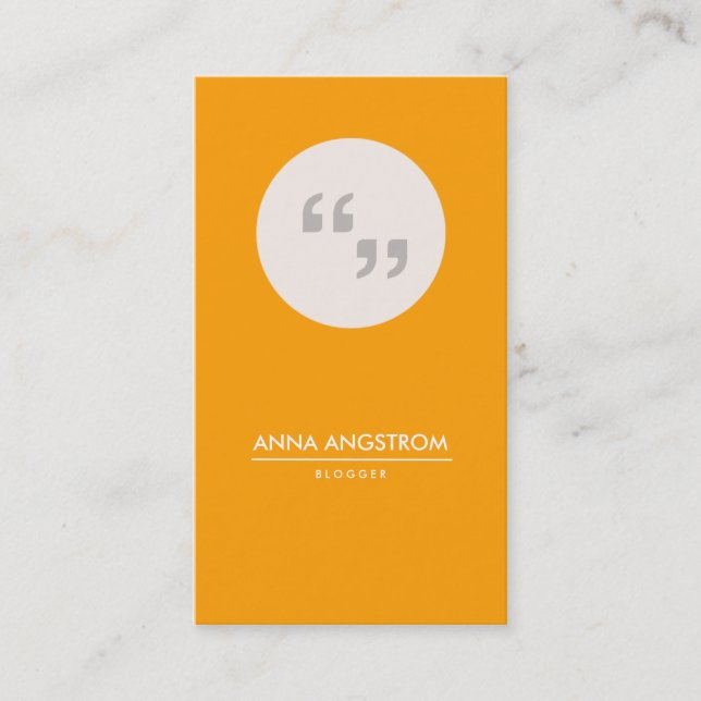 Modern Business Card | No. 41 (Front)