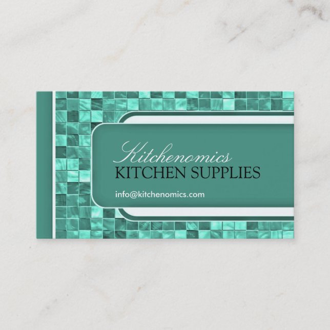 Modern Business Card | Tiles (Front)