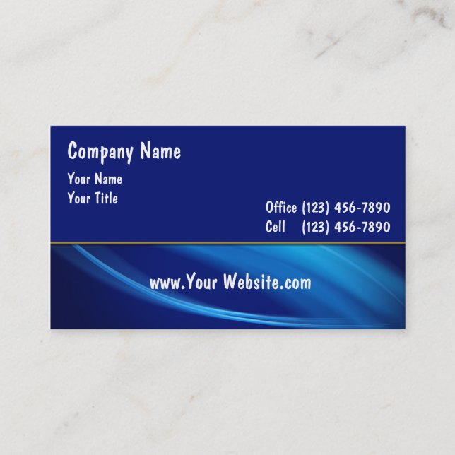 Modern Business Cards (Front)