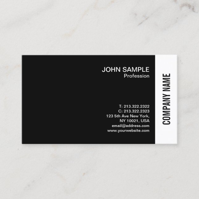 Modern Business Cards Elegant Professional (Front)