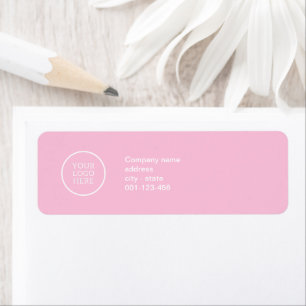 Modern Business Company Logo Corporate Pink