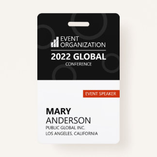 Modern Business Conference Event  #custom Badge