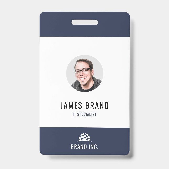 Modern Business ID Badge (Front)
