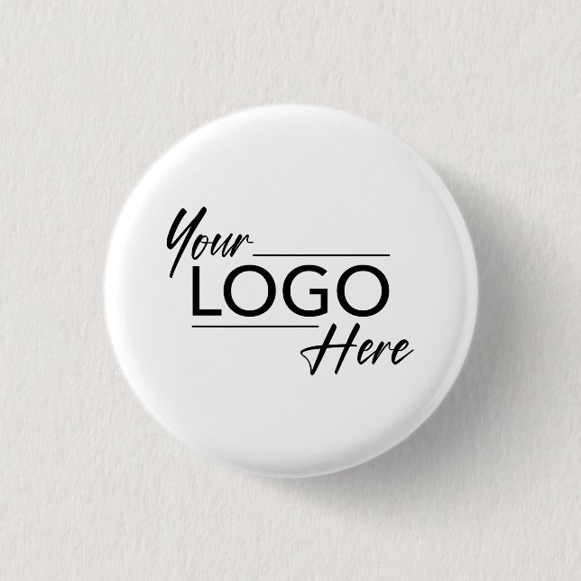 Modern Business Logo 1 Inch Round Button (Front)