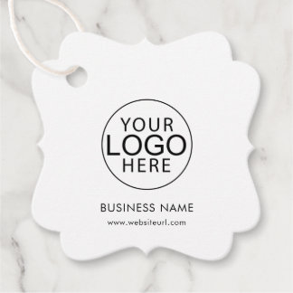 Modern Business Logo and Website Custom Favour Tags