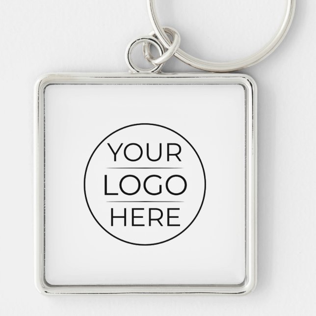 Modern Business Logo Branding Keychain (Front)
