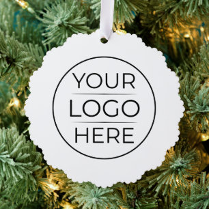 Modern Business Logo Branding  Ornament Card