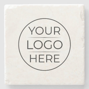 Modern Business Logo Branding Stone Coaster