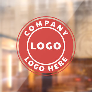 Modern Business Logo Company Custom Window Cling