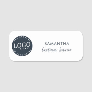 Modern Business Logo Corporate Employees Name Tag