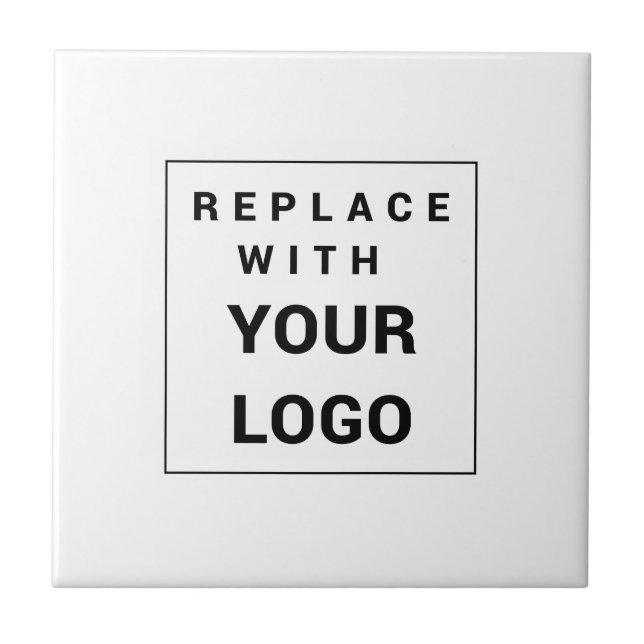 Modern Business Logo Custom Tile (Front)