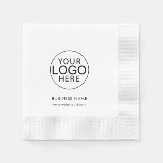 Modern Business Logo Employees Custom Napkin