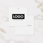 Modern Business Logo Label Clothing Hang Tag