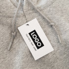 Modern Business Logo Label Clothing Hang Tag