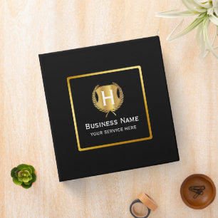 Modern Business Logo Promotional Branding Binder