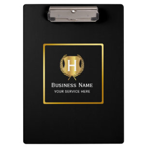 Modern Business Logo Promotional Branding Clipboard