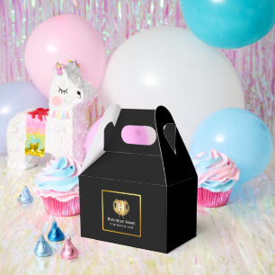 Modern Business Logo Promotional Branding Favor Box