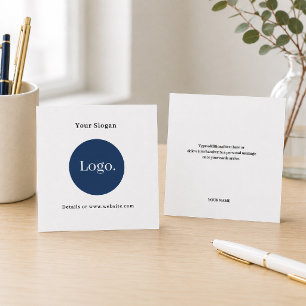 Modern Business Logo Promotional Stationery Card
