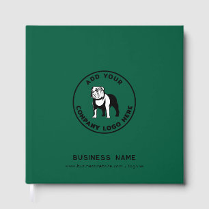 Modern Business Logo Simple Elegant Custom Guest Book