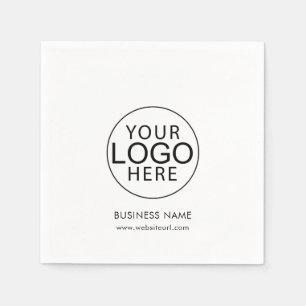 Modern Business Logo Staff Custom Paper Napkin