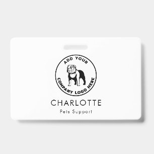 Modern Business Logo Vet Tech Custom Badge