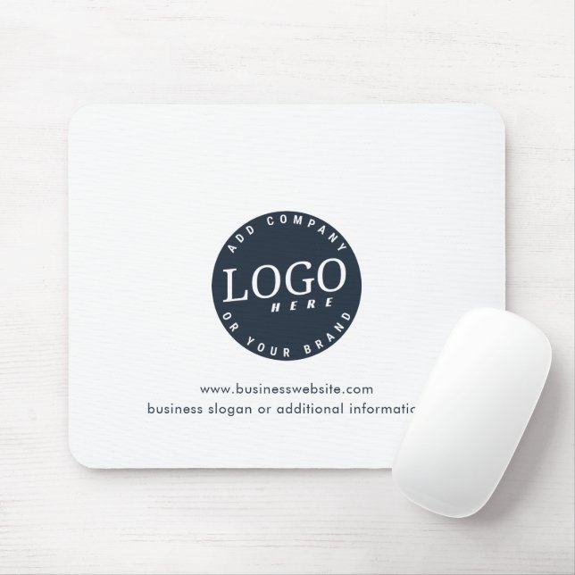 Modern Business Logo Website Corporate Custom Mouse Pad (With Mouse)