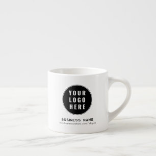Modern Business Logo Website Custom Promotional Espresso Cup