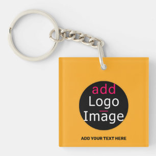 Modern Business Macaroni & Cheese Hue  Keychain