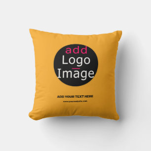 Modern Business Macaroni & Cheese Hue Throw Pillow