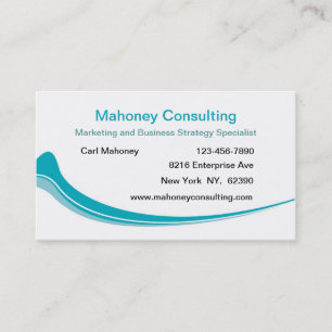 Modern Business Marketing Consulting Business Card