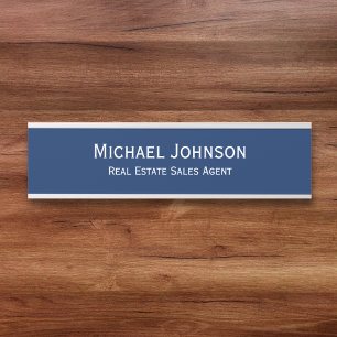 Modern Business Office Name Title Professional Door Sign