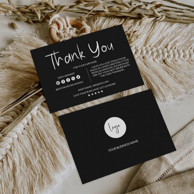 Modern Business Package Insert Card (Creator Uploaded)