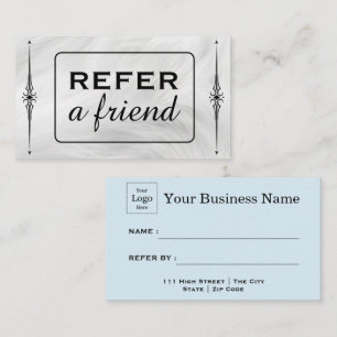 Modern Business Refer a Friend Professional  Referral Card