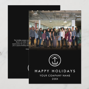 Modern Business Team Photo Logo Photo Christmas